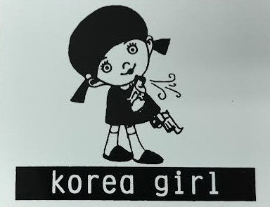 KOREA GIRL Sticker