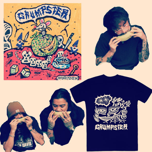 PRE-ORDER BUNDLE DEAL: GRUMPSTER - "Honeydew" 12" VINYL + T-SHIRT