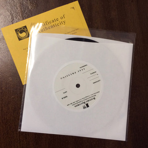 SHEENA, ANIKA & AUGUSTA "Simple Pleasures" 7" Test Pressing