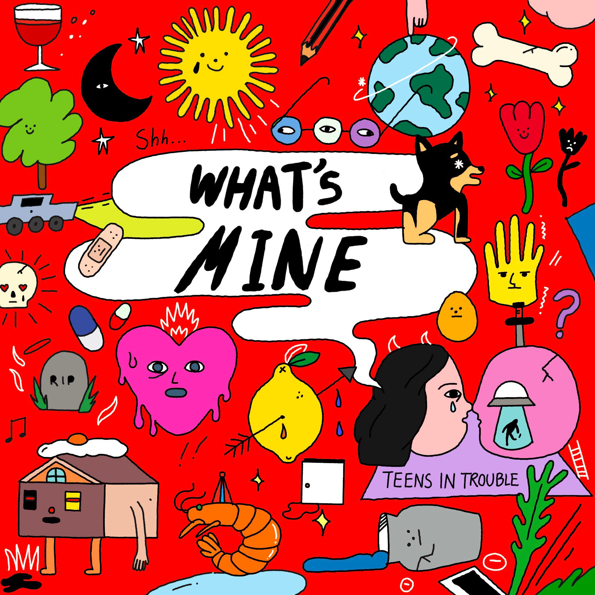 TEENS IN TROUBLE "What's Mine" LP 12"