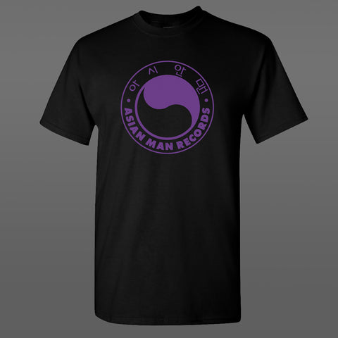 AMR "LOGO" T-Shirt - Black Purple Ink