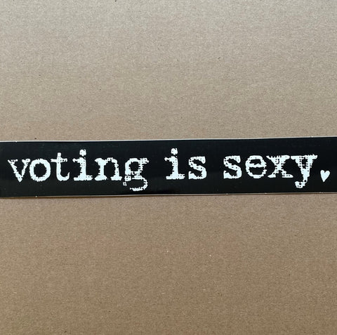 VOTING IS SEXY sticker