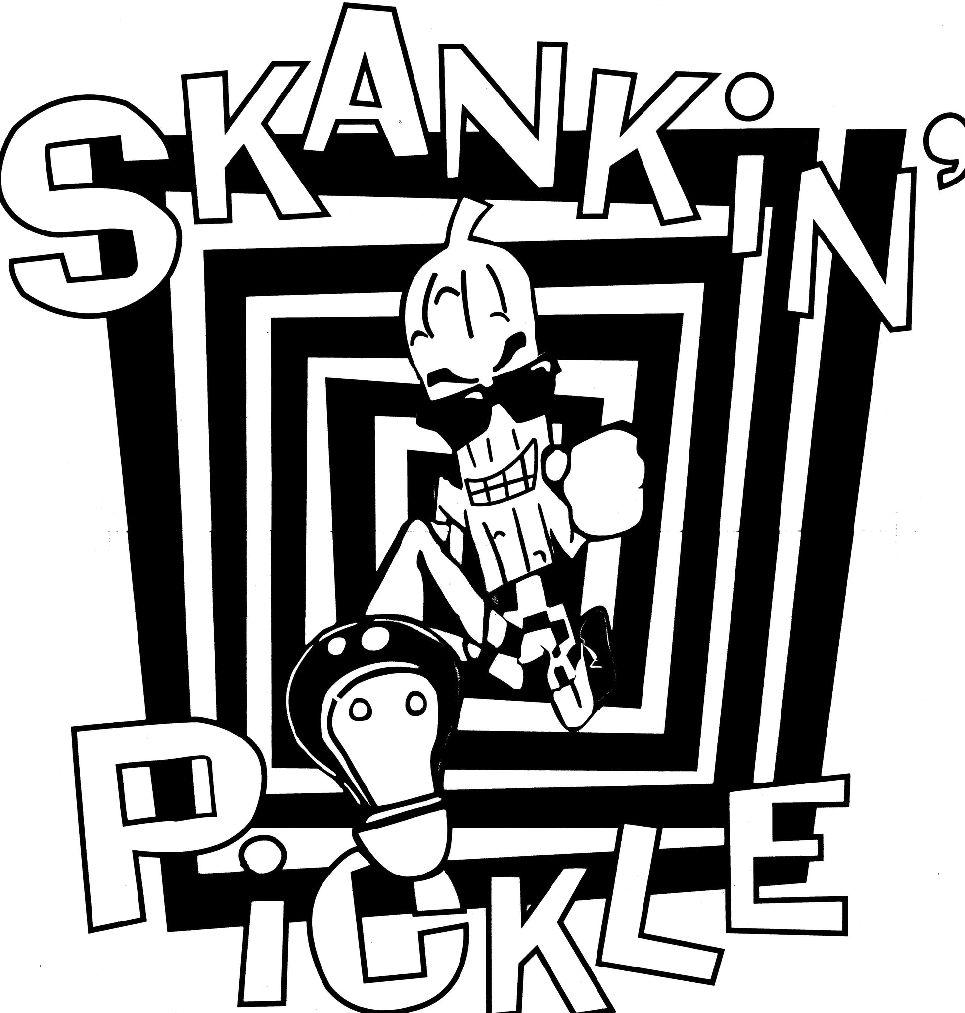 SKANKIN' PICKLE Sticker