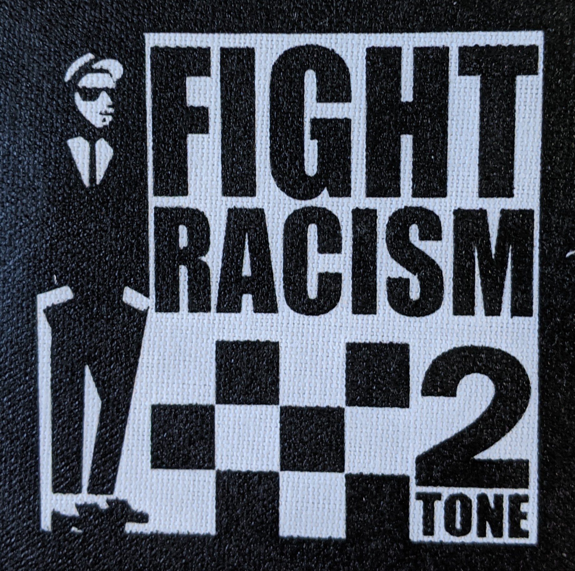 Fight Racism Patch Fight Racism canvas patch – ASIAN MAN RECORDS