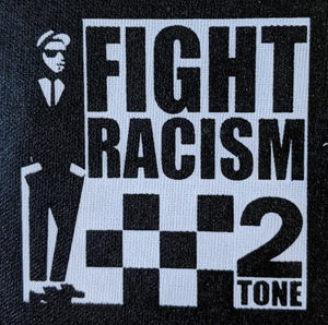 Fight Racism canvas patch