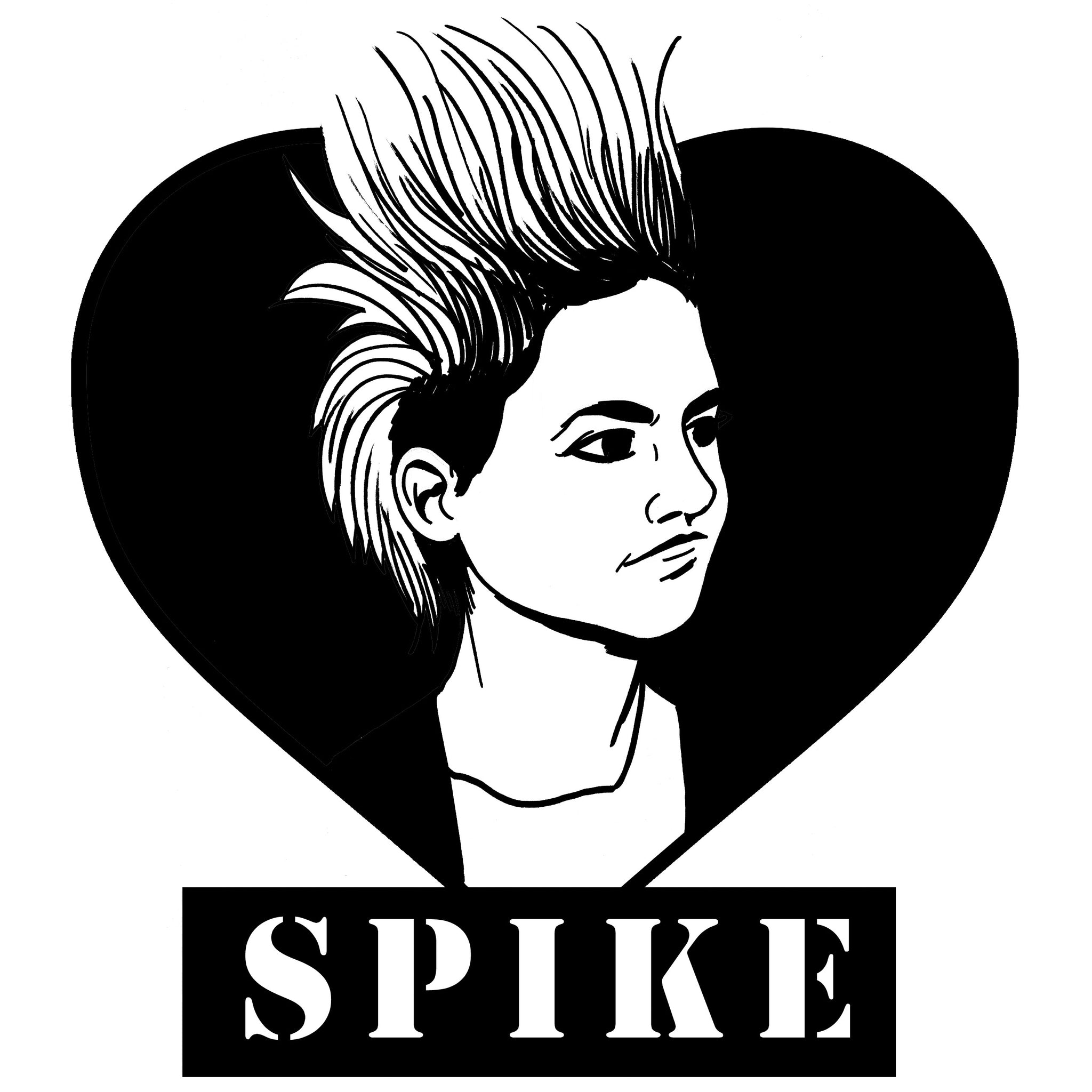 I LOVE SPIKE Sticker