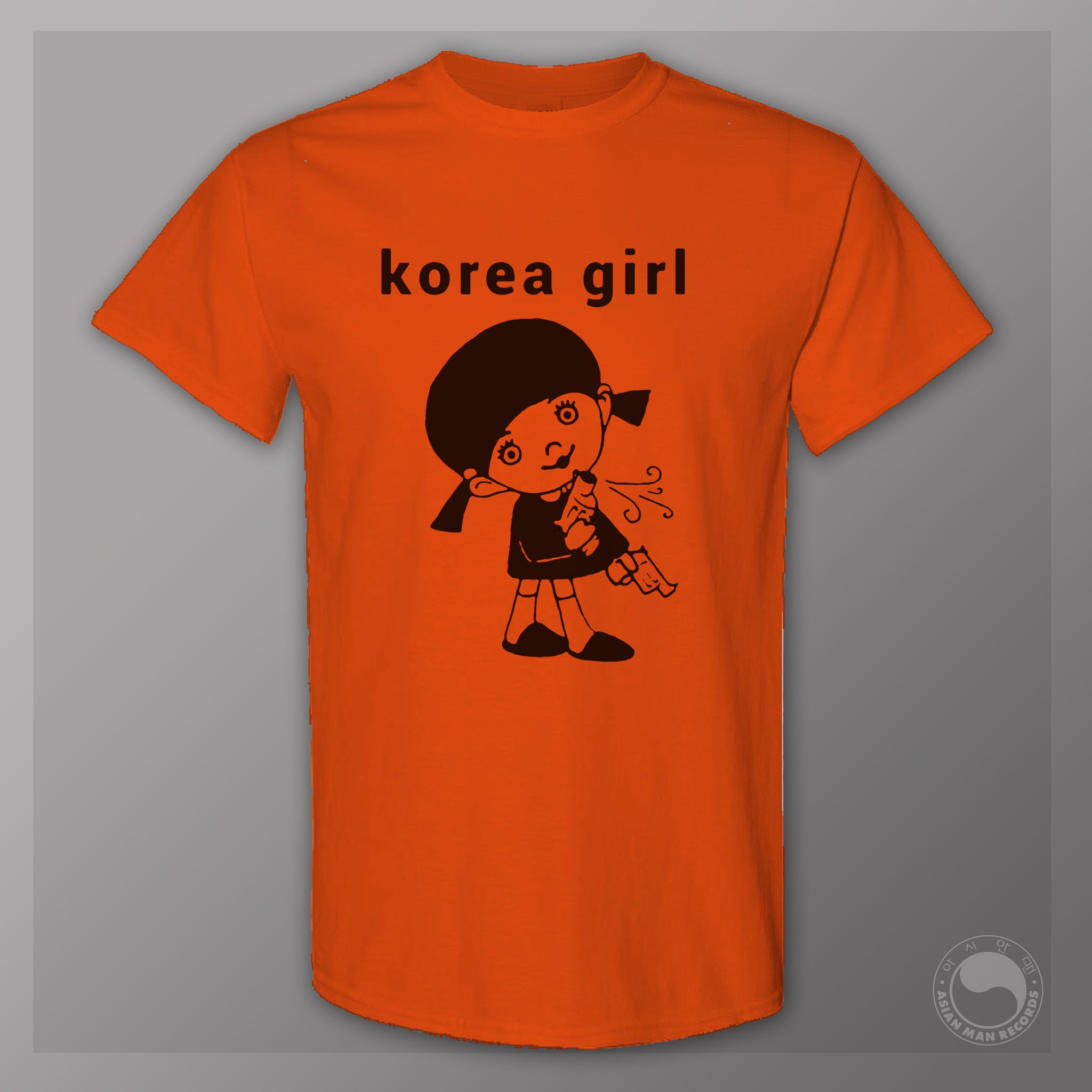 KOREA GIRL - T-Shirt ORANGE