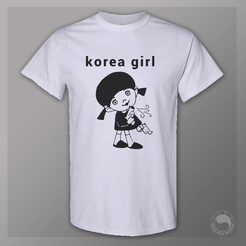 KOREA GIRL - T-Shirt WHITE