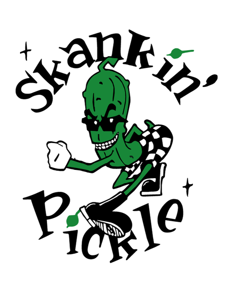 SKANKIN' PICKLE Sticker – ASIAN MAN RECORDS