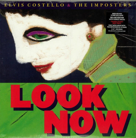 AMR DISTRO: ELVIS COSTELLO AND THE IMPOSTERS  "Look Now"  DOUBLE 12" 180 G RED VINYL