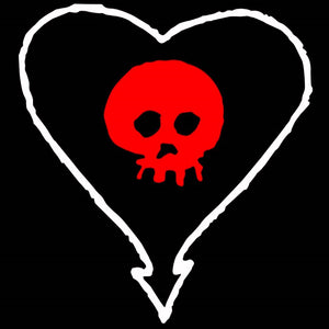 ALKALINE TRIO HEART SKULL Sticker